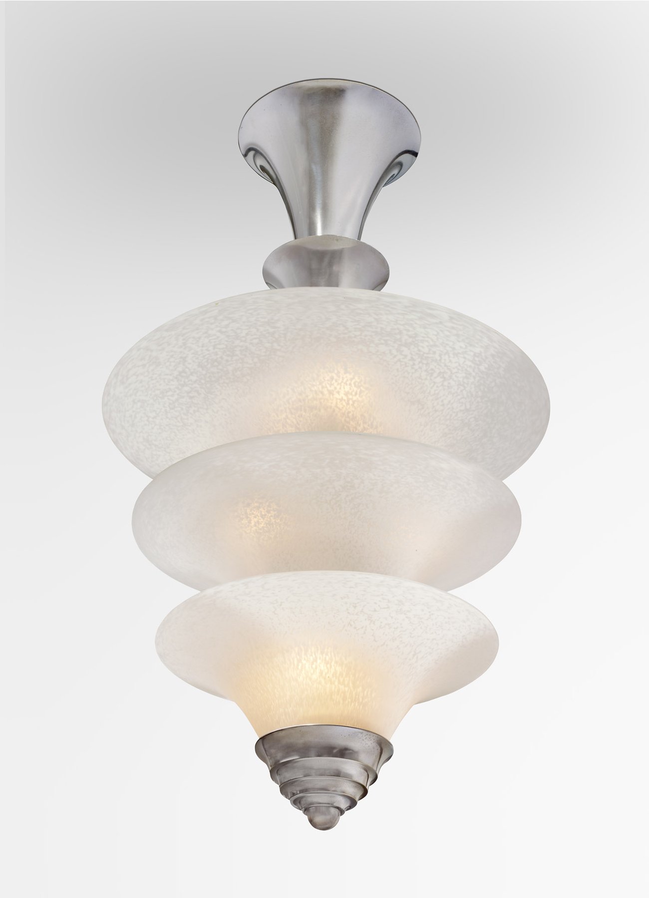 Modernist Ceiling Light Circa 1930 Galerie Jacques Lacoste